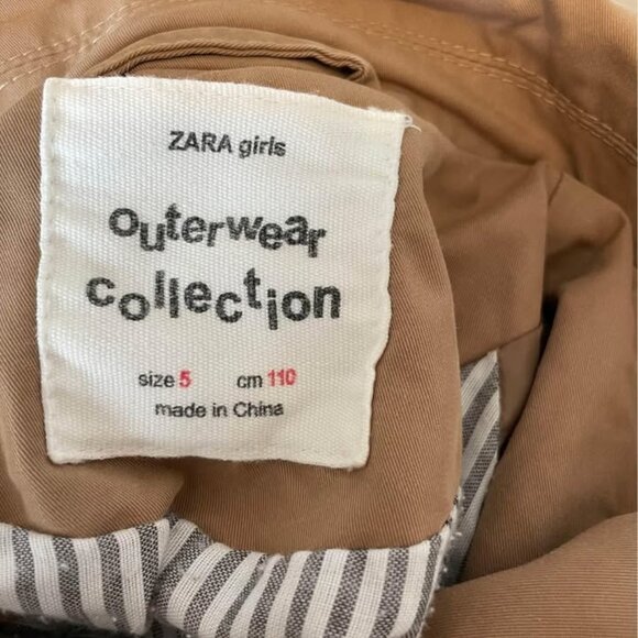 Zara girls trench coat jacket - Picture 2 of 3